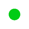 Active Green Blinking Dot